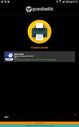 guestastic Check-in Screen 2
