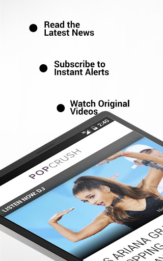 Screenshot of PopCrush - Music & Celebs News
