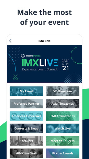 Android application IMX Live screenshort