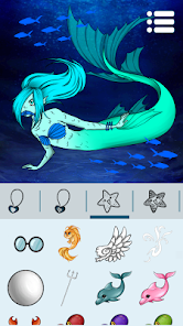 Captura de Pantalla 12 Creador de avatares: Sirenas android