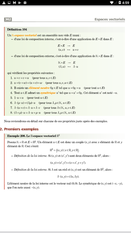 Cours de mathématiques - Premi - 1.0 - (Android)