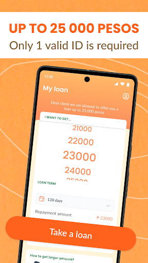 Android application PitaCash - Loans for EveryJuan screenshort