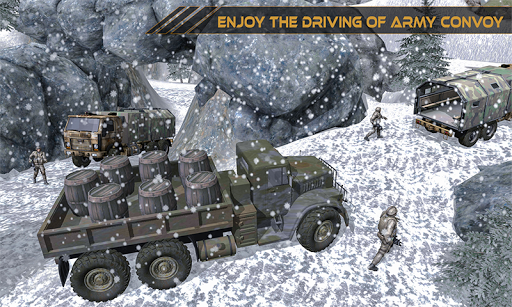 Android application Dirt Road Army Cargo Truck screenshort