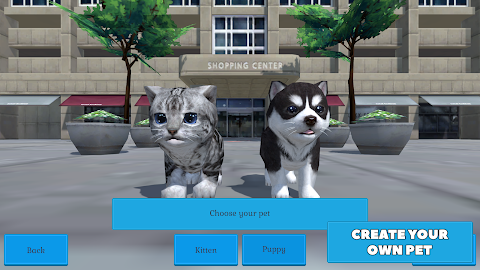 Cute Pocket Cat And Puppy 3Dのおすすめ画像1