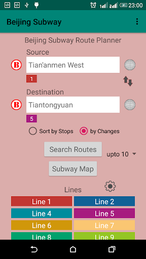 Beijing Subway Route Planner