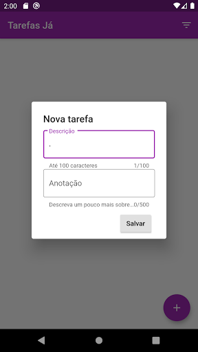 Purple Task: Planejador diário Screen 2
