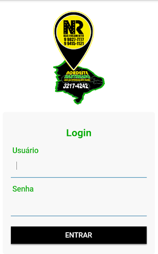 Android application Nordeste Rastreado screenshort