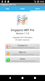 Singapore MRT and LRT Offline Screenshot