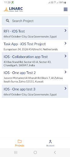 Android application Linarc Chat screenshort