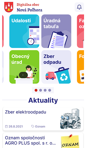 Android application Nová Polhora screenshort