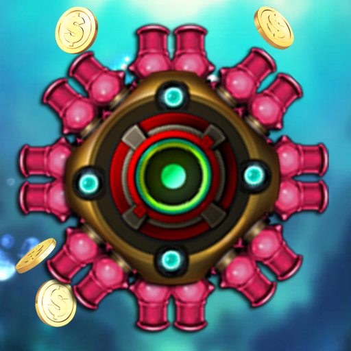 shoot fish shooting game logo