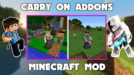 Carry On Mod for Minecraft PE