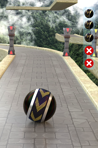 Android application Balls Rolling Going Fast Sky screenshort
