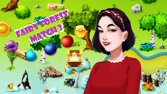 Fairy Forest - match 3 games screenshots 7