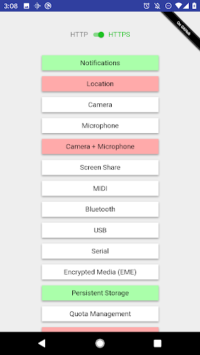 Chromium Permissions