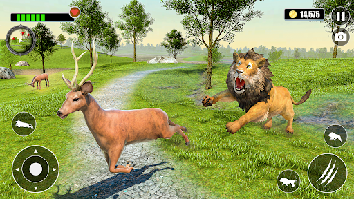 Angry Lion Simulator Lion Game Screen 2
