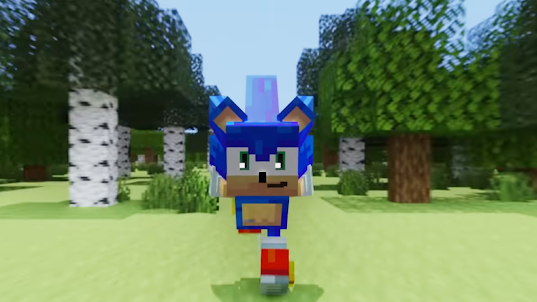 Mod Runing Sonic for Minecraft