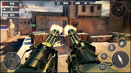 Gun Game Simulator: Machine Gun Shoot War Strike