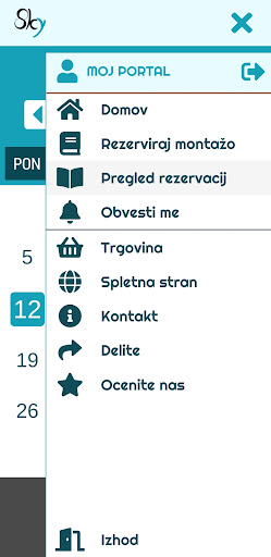 Sky masaže Screen 3