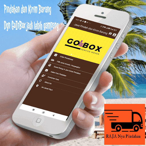 Android application Gobox Jasa Pindah Barang screenshort