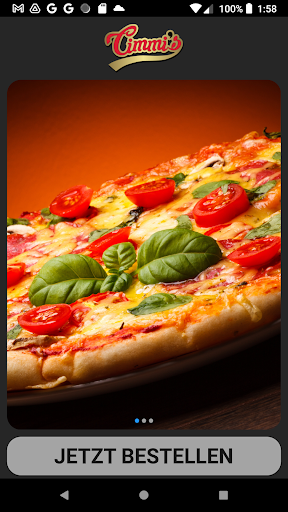 Android application Cimmi's Pizza screenshort