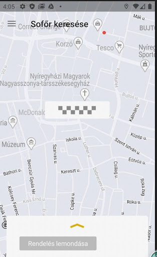 Android application Tele 7 Taxi Nyíregyháza screenshort