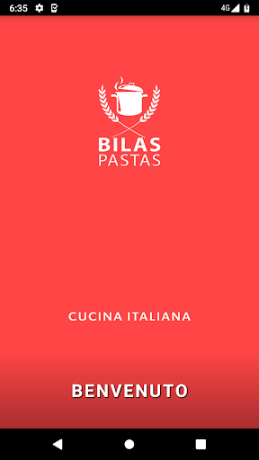 Android application Bilas Pastas screenshort