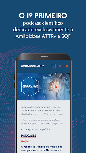 Android application Molécula do Conhecimento screenshort