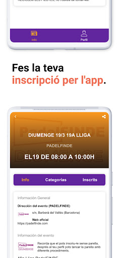 PadelFINDE Screen 3