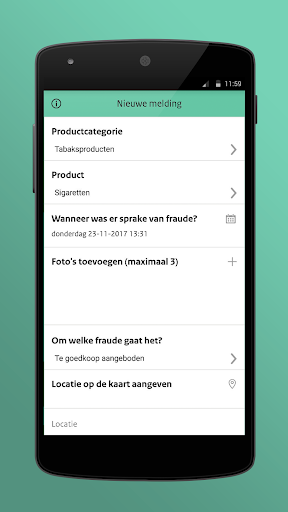 Meldpunt Accijnsfraude Screen 3