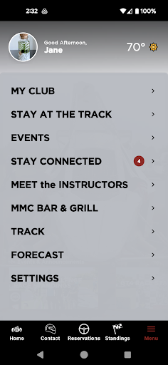 Monticello Motor Club Screen 2