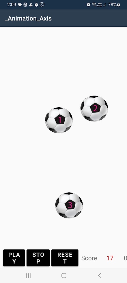 Balls fall Screen 1