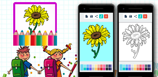 Sunflower Coloring Games
