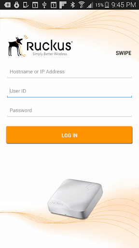 Android application Ruckus SWIPE screenshort