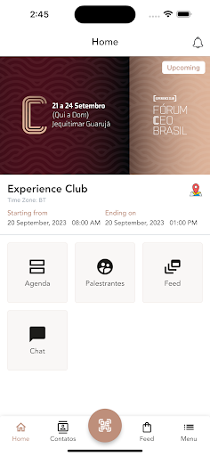 Android application Fórum CEO Brasil screenshort