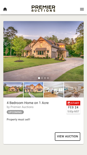Premier Auctions Screen 3