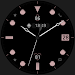 Rose Gold Analog Watch Face