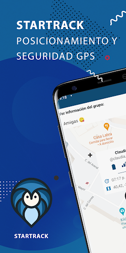 Android application StarTrack - Seguimiento GPS screenshort