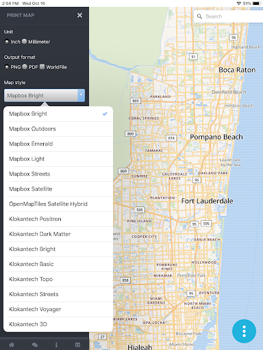 Print Map Screen 3