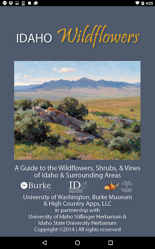Screenshot of Idaho Wildflowers