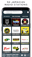 screenshot of Radio Jamaica FM App Online