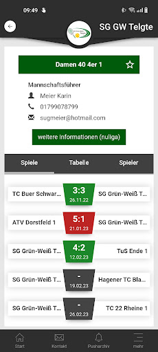 Android application SG GW Telgte screenshort