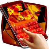 Fancy Red Keyboard icon