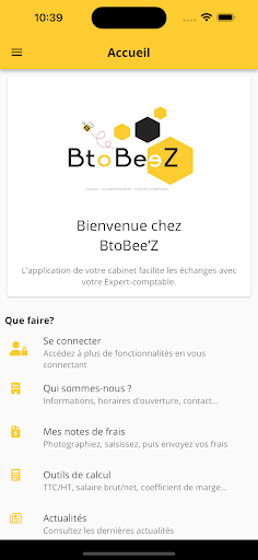 Android application BtoBee'Z screenshort