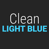 GO Contacts Clean Light Blue icon