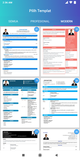 CV Maker - Lamaran kerja PDF screenshot 2