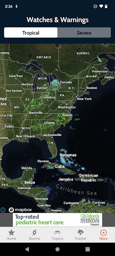 Hurricane Tracker 2 Screen 3