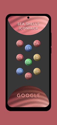 Screenshot of Sea Shells Icon Pack