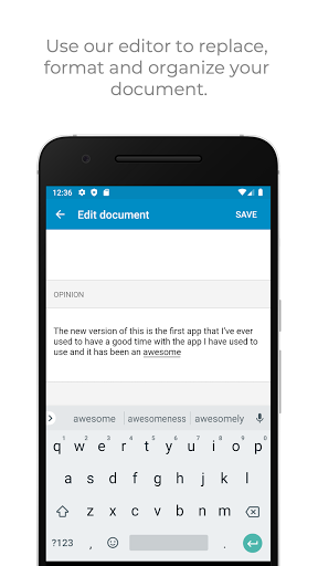 Android application Asdon Dictate screenshort