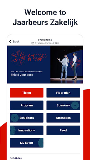 Android application Jaarbeurs Zakelijk screenshort